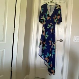 Floral Wrap Dress